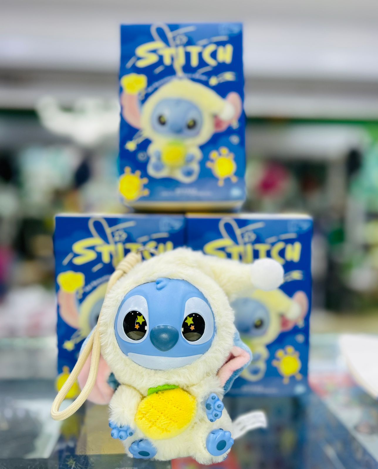 Mini Peluche Stitch Kawaii con Pijama – ¡Caja Sorpresa!