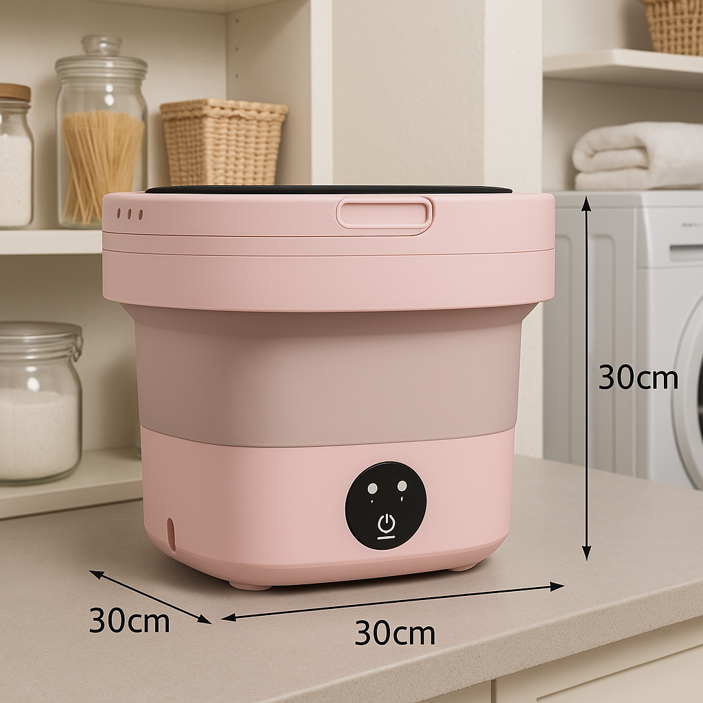Mini Lavadora De Ropa Plegable Portátil - Pago al Recibir + Envío Grátis